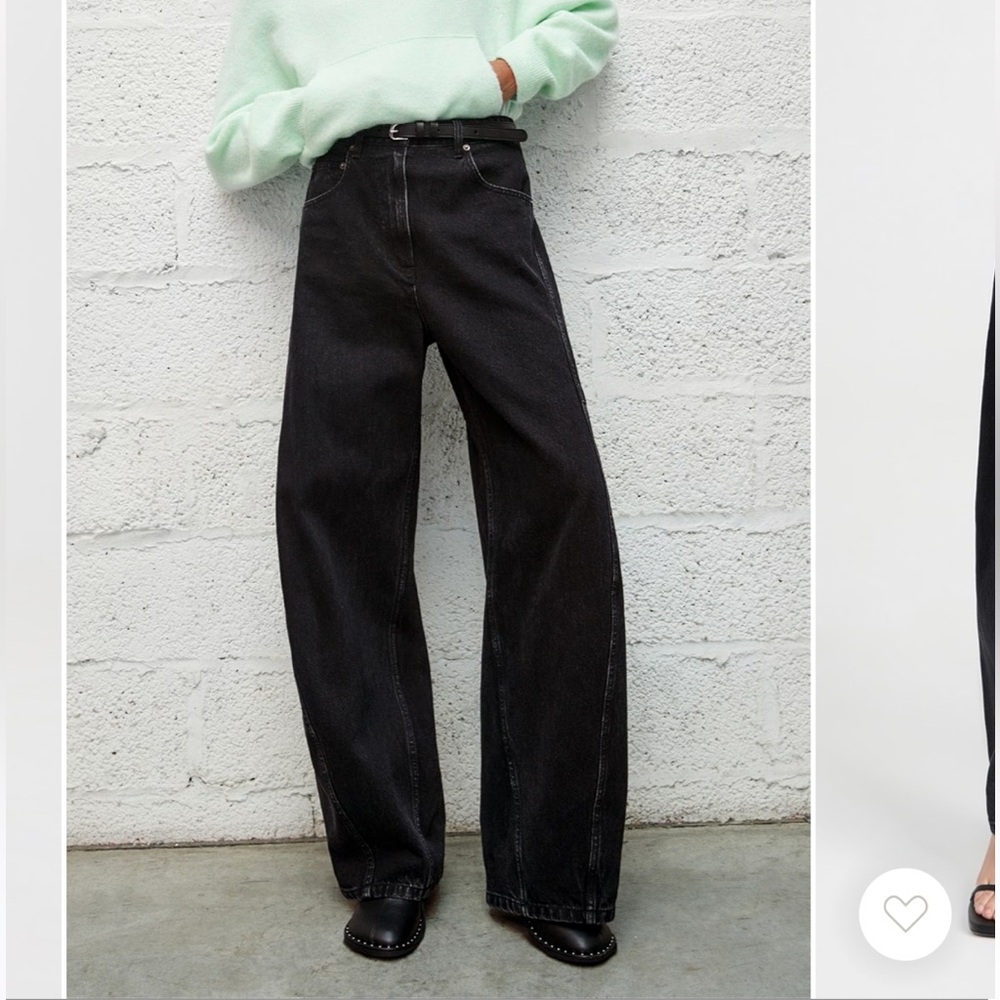Tibi Black Sid jeans